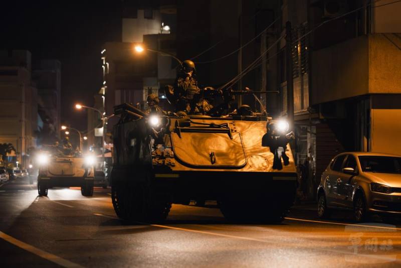 第二作戰區戰備部隊實施戰備偵巡