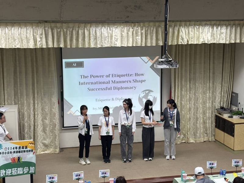 114年度「外交小尖兵-英語種籽隊培訓營」南區培訓營展開