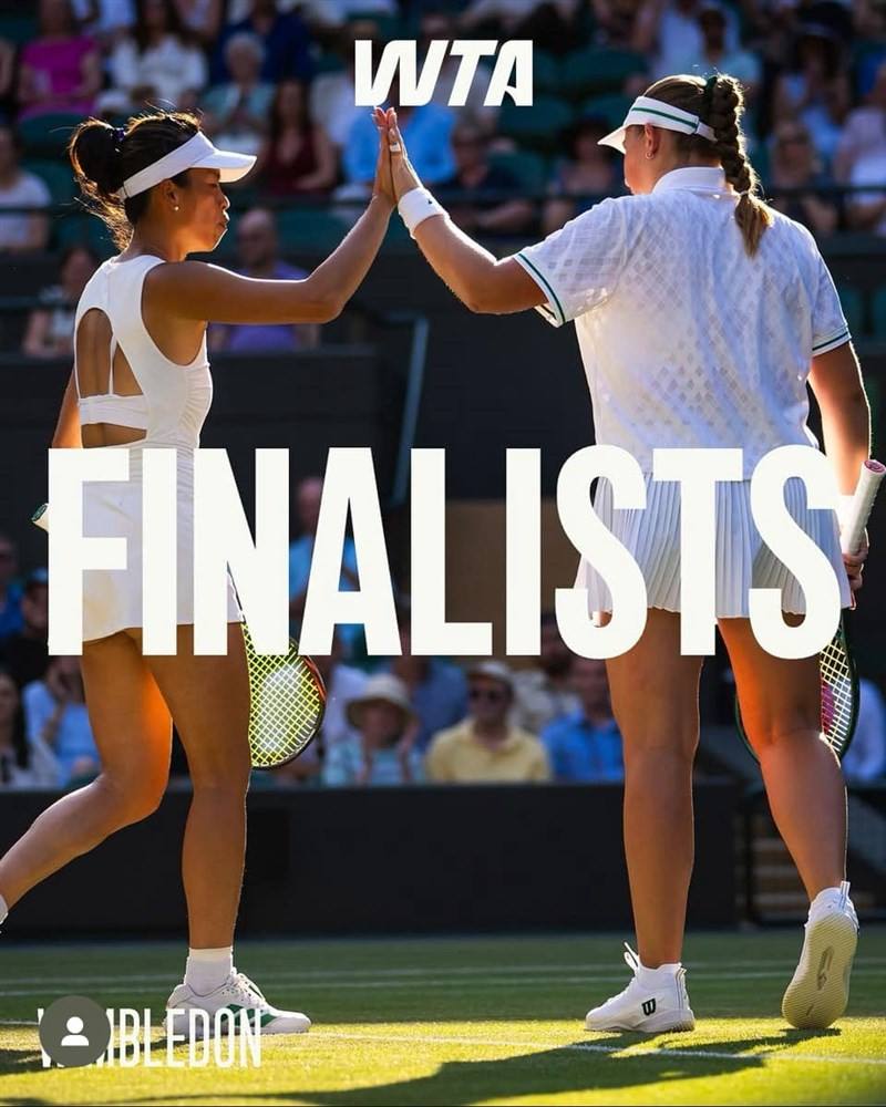 Taiwanese-Latvian duo advances to Wimbledon women's doubles final