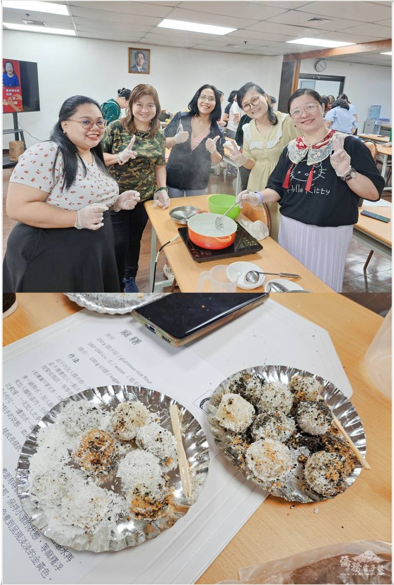 學員們共同參與麻糬製作並享受體驗過程，成果令人驚艷