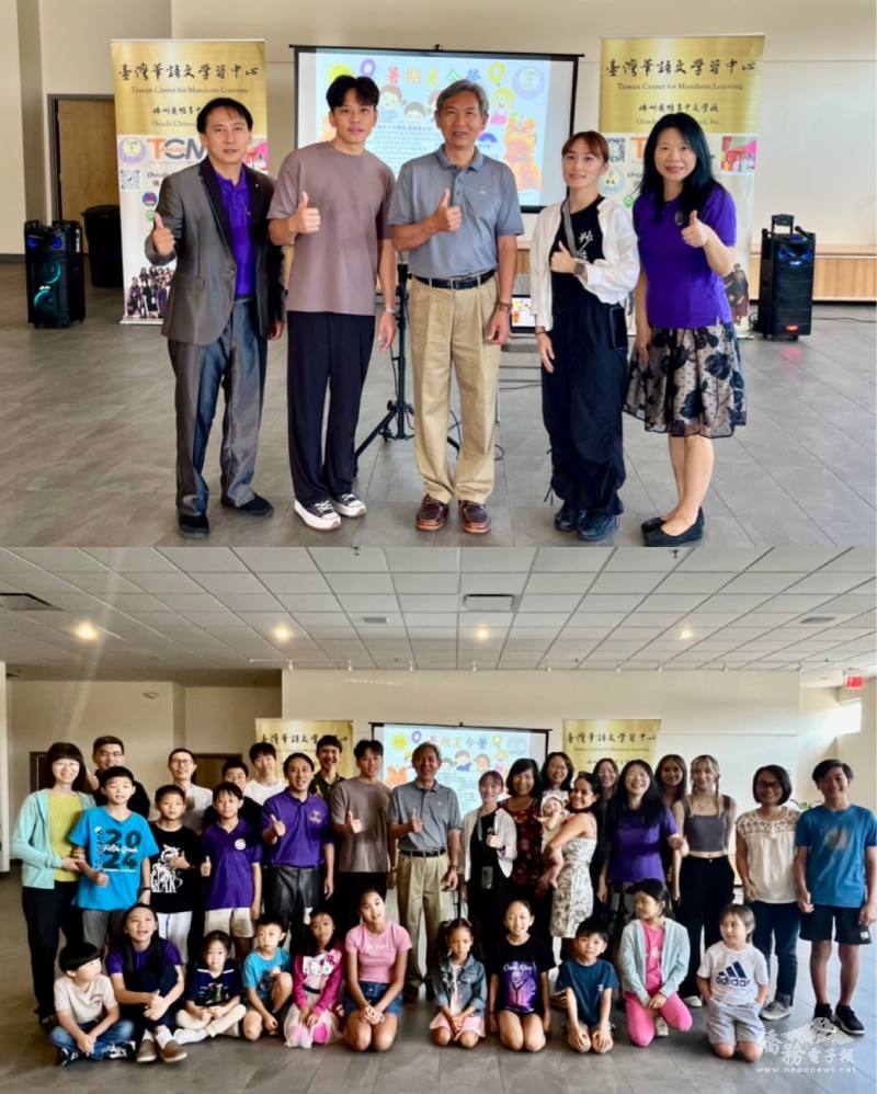 講師合影(上)、大合照(下)