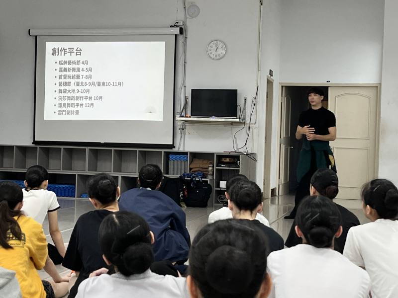 2024舞躍大地金牌獎得主邱柏盛，分享自身創作經驗與參賽歷程。