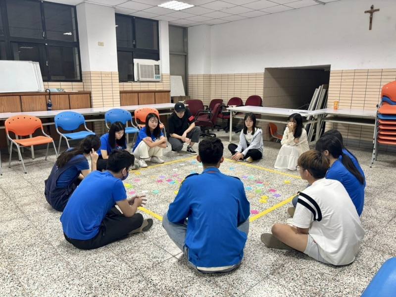 輔仁大學急救康輔社預演暑期營隊活動