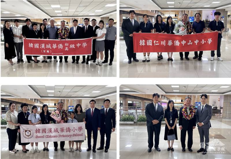 丘高偉與僑校及僑青合影留念