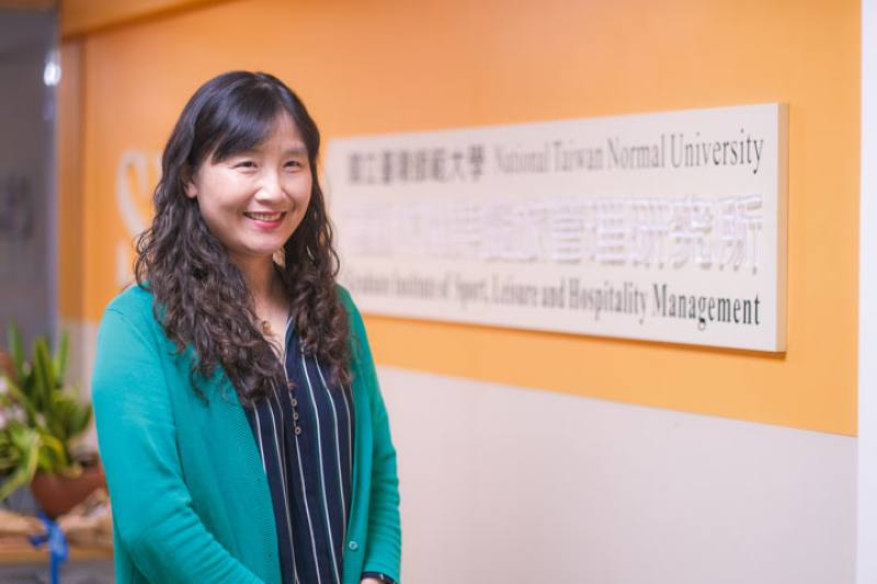 NTNU professor Chen Mei-yen says that international sporting events are great for promoting innovation and exchange. ​​