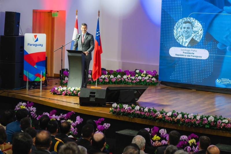 巴拉圭總統貝尼亞（Santiago Peña）致詞重申堅定支持台灣之立場