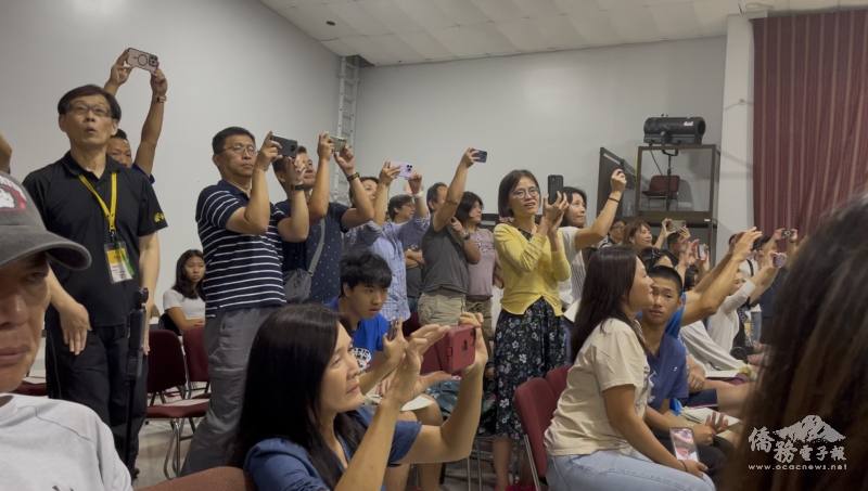 家屬觀賞學員培訓成果展演