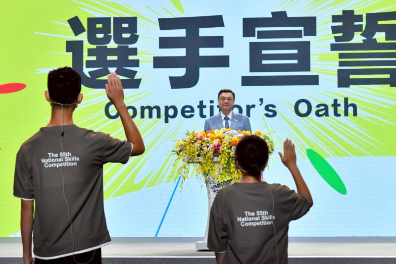 行政院長卓榮泰出席「第55屆全國技能競賽開幕典禮」