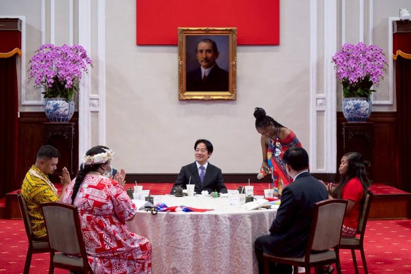 總統接見「『邦交國青年來台圓夢計畫』首批來台青年」