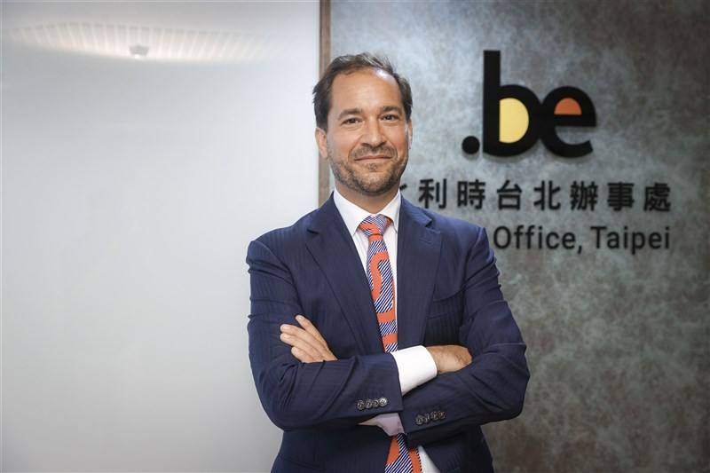 Matthieu Baudouin A. Branders, Belgium's representative to Taiwan. CNA photo July 18, 2025