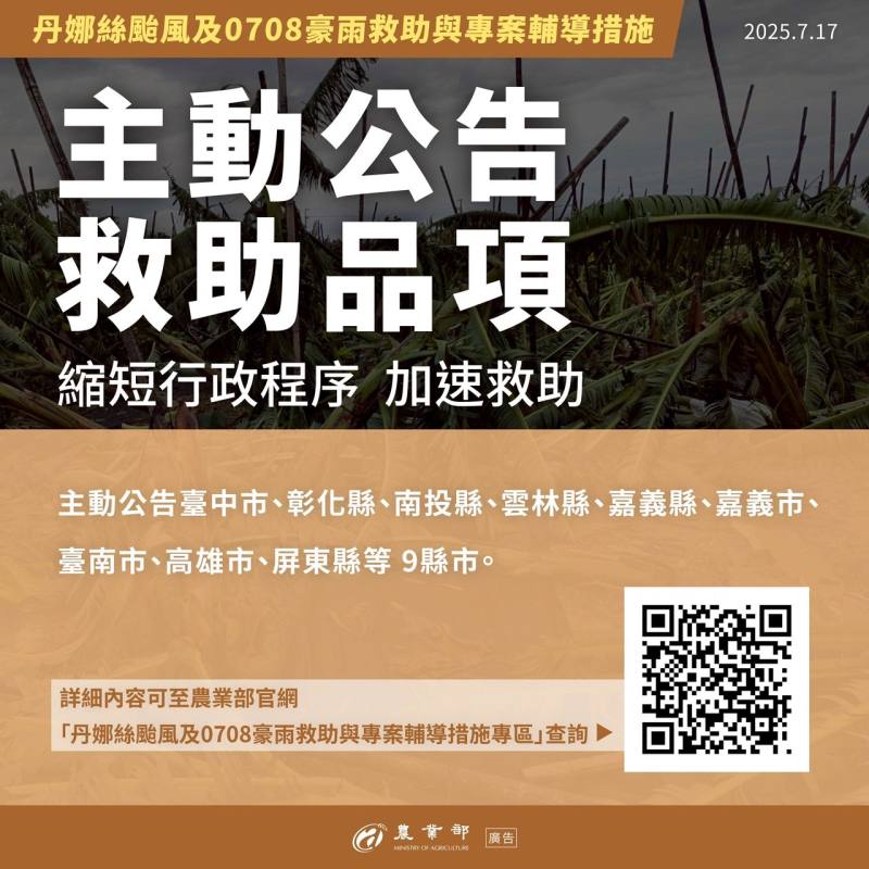 主動公告救助品項