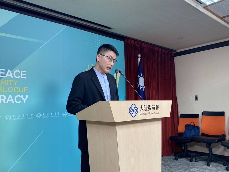 陸委會17日舉行例行記者會，發言人梁文傑回應媒體提問