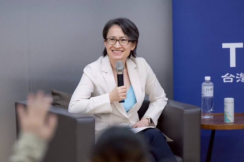 蕭美琴副總統18日下午出席台灣外國記者會 (Taiwan Foreign Correspondents' Club)「與蕭美琴副總統對話」活動