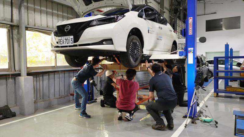 動力機械群科中心研發電動車檢修課程