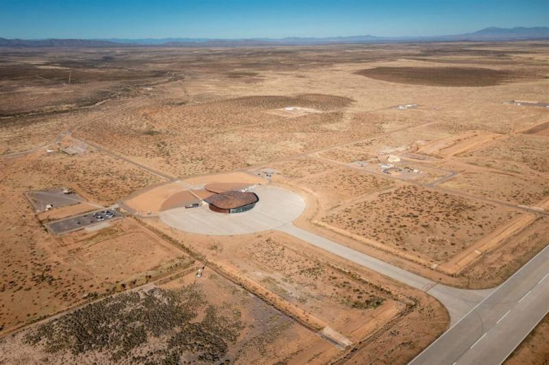美國新墨西哥州的國際太空港。（圖取自x.com/Spaceport_NM）