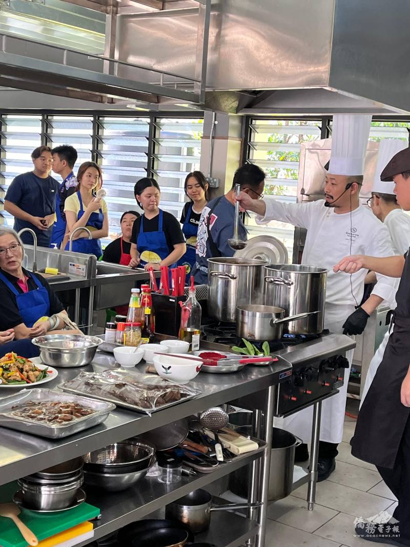 臺灣美食國際巡迴講座廚藝教學現場情況