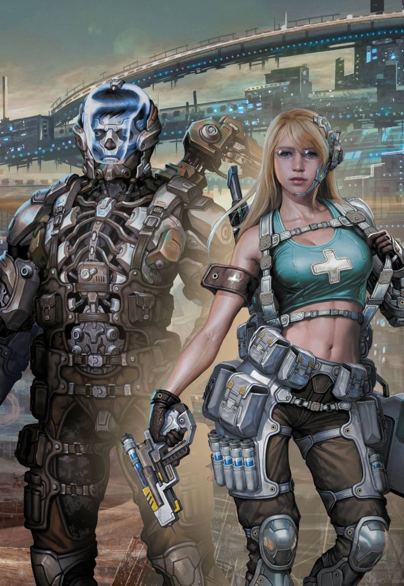 旅美概念藝術家萬蒙其 Max Wan 作品融合美式寫實與科幻風格，呈現獨具視覺張力的插畫風格。（藝術家萬蒙其提供）