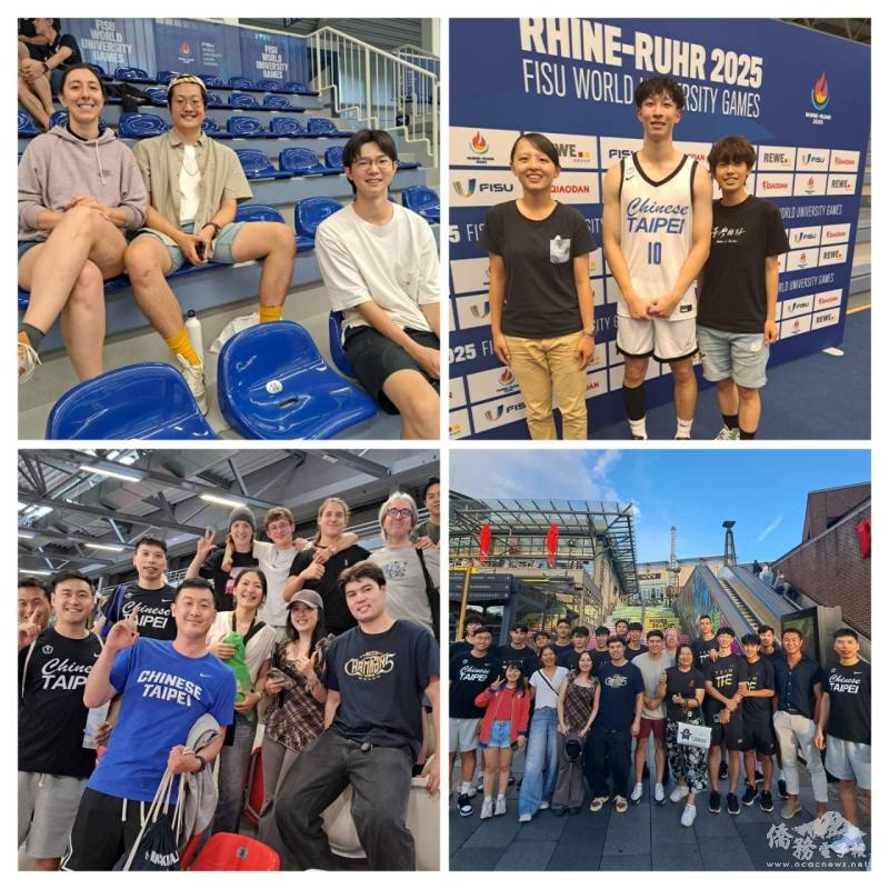 僑胞們的熱情不遠千里而來，為臺灣隊加油