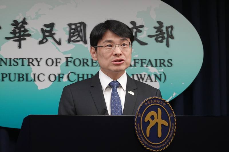 圖為外交部發言人蕭光偉