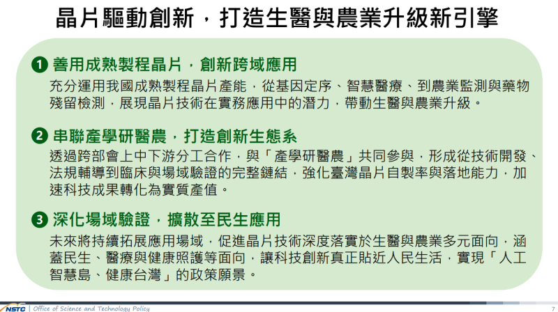 晶片驅動創新，打造生醫與農業升級新引擎