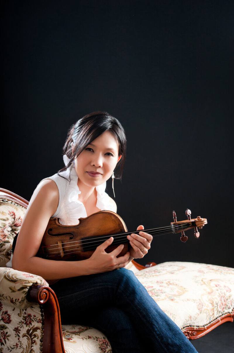 美國茱莉亞音樂院教授黃心芸（圖）25日在台北國家兩廳院演奏廳，26日在高雄衛武營表演廳舉行獨奏會。黃心芸說，台灣這幾年改變很大，她在美國演奏與教學，也是不斷在學習之中，盼藉由中提琴與藝術的角度切入，與當代音樂家與年輕人對話。（黃心芸提供）