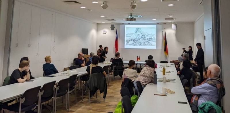 駐徳國代表處文化廳內活動實況