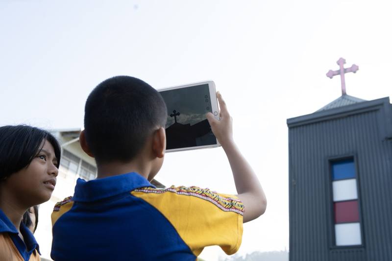 屏東縣萬安國小進行踏訪採集