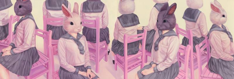 油畫類金牌獎–徐書涵〈大風吹〉