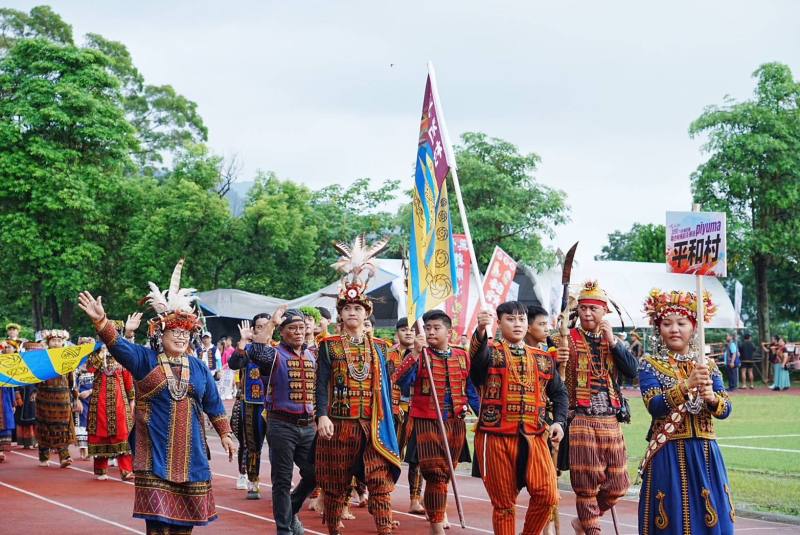 屏東縣泰武鄉聯合收穫節暨鄉運活動開幕典禮 運動員進場