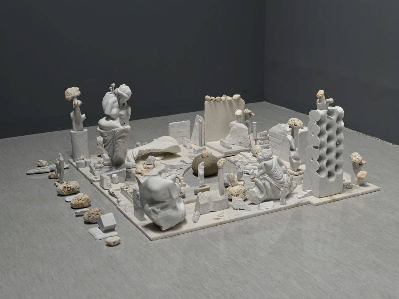 雕塑類金牌獎–歐陽彥興〈空間中的風景〉