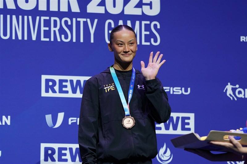 Taiwanese-Swedish gymnast Tonya Helene Paulsson. Photo courtesy of the Chinese Taipei University Sports Federation