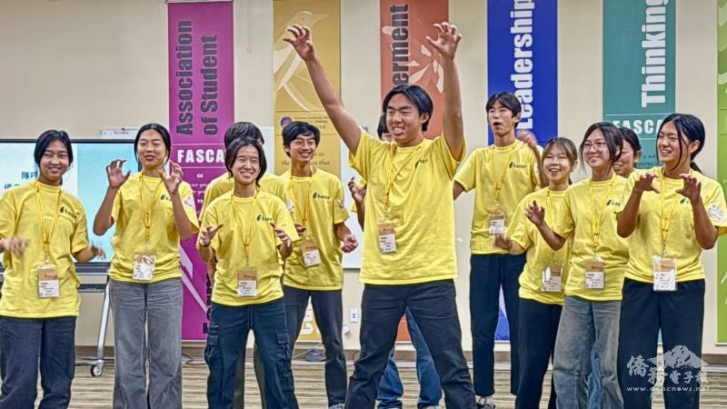 「黑熊」小隊展現活潑有力的隊呼