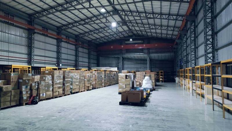 增站運籌目前在台灣已有5個據點，今年希望擴展到9個。圖為增站運籌位於台中的衛星倉儲
