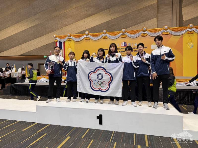 臺灣隊勇奪四金一銀佳績