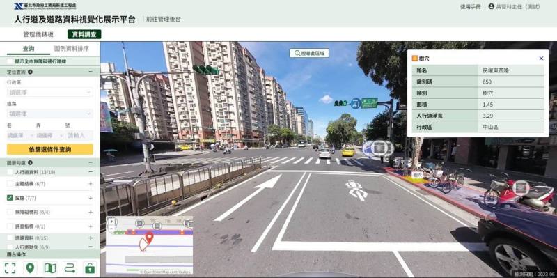 Interface of the Visualized Management Platform
