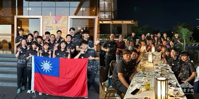 鄉親與臺灣隊合影