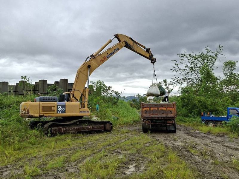 因應豪雨災情 水災中央災害應變中心二級開設—埤麻腳排水溢堤搶險