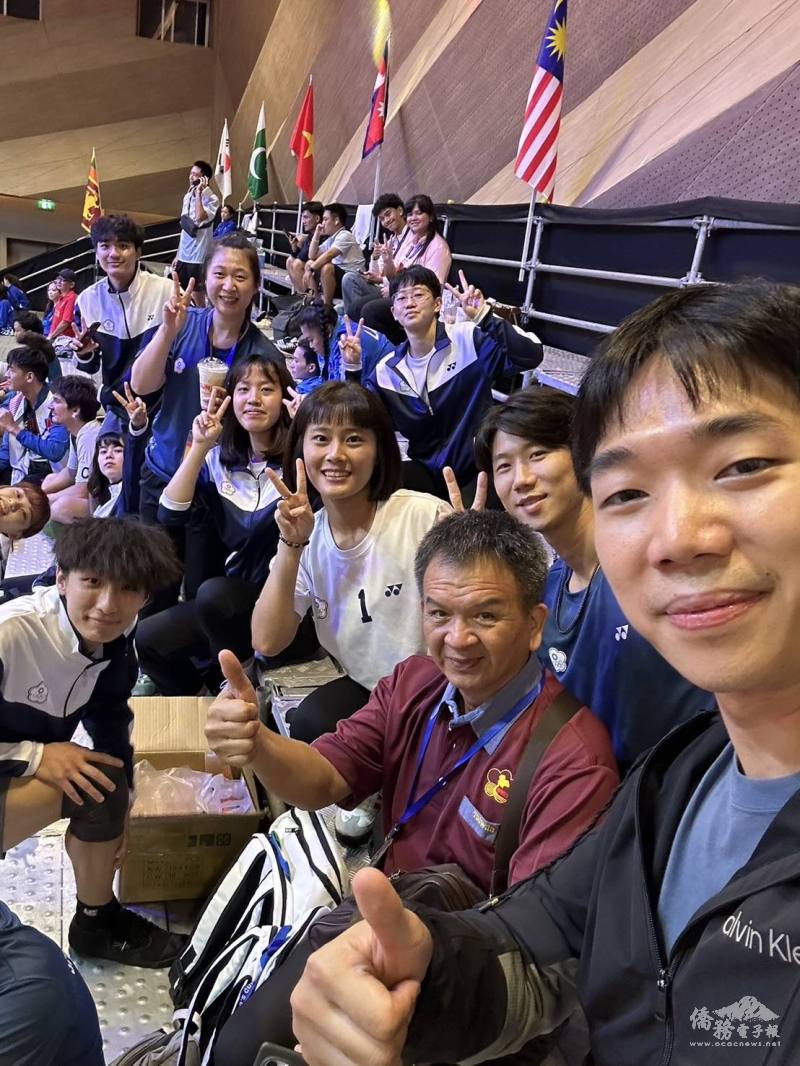 臺灣隊在鄉親加油聲中，勇奪四金一銀佳績