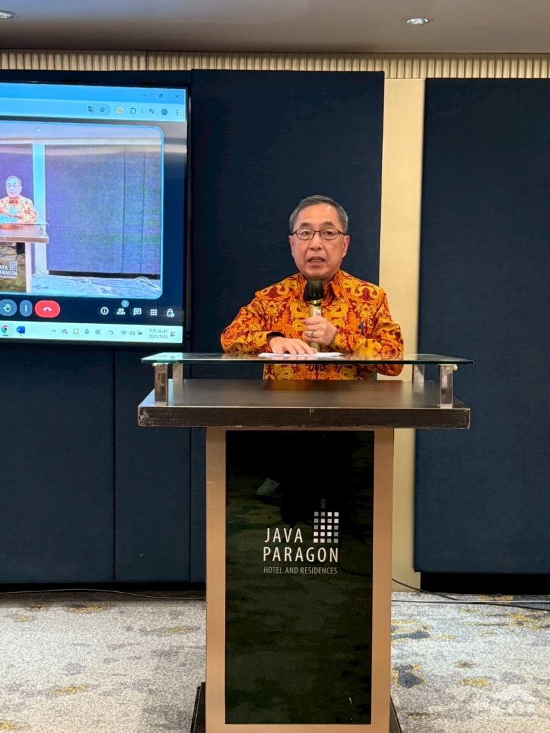 駐泗水辦事處處長邱陳煜致詞