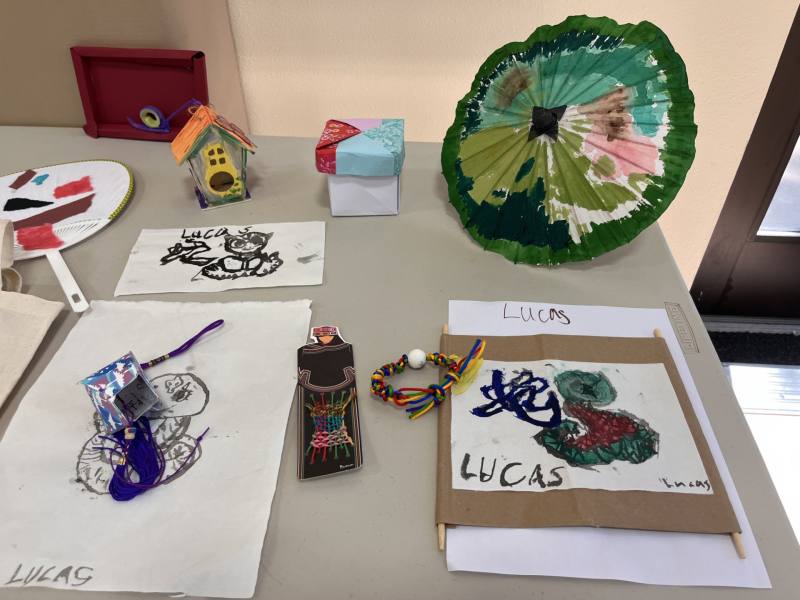 學員們的傳統藝術創作