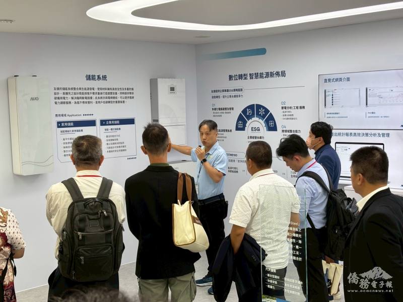 學員赴臺灣知名科技企業參訪並聽取減碳轉型策略解說