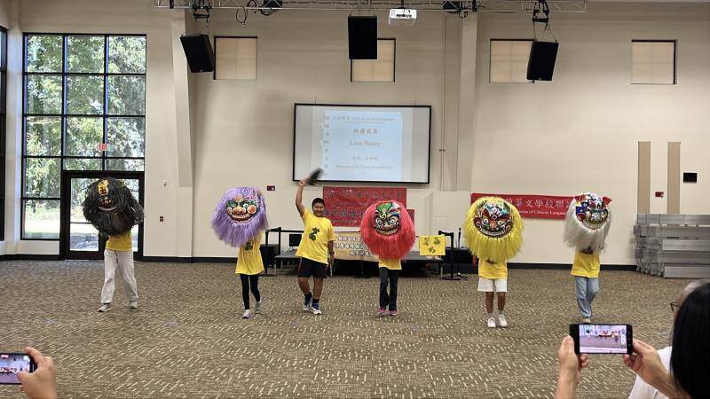 充滿活力的臺灣舞獅