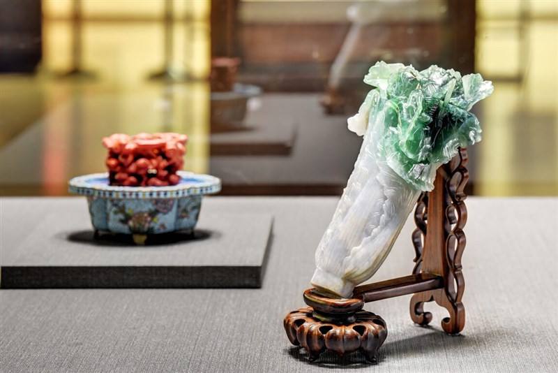 The Jadeite Cabbage with Insects. Photo courtesy of the National Palace Museum July 30, 2025