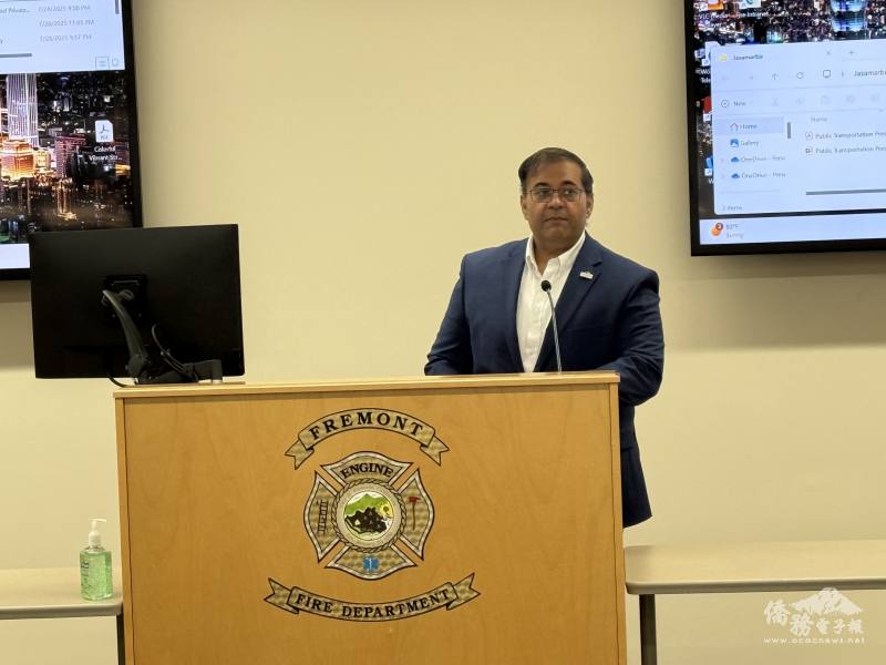 Fremont市長Raj Salwan致歡迎詞