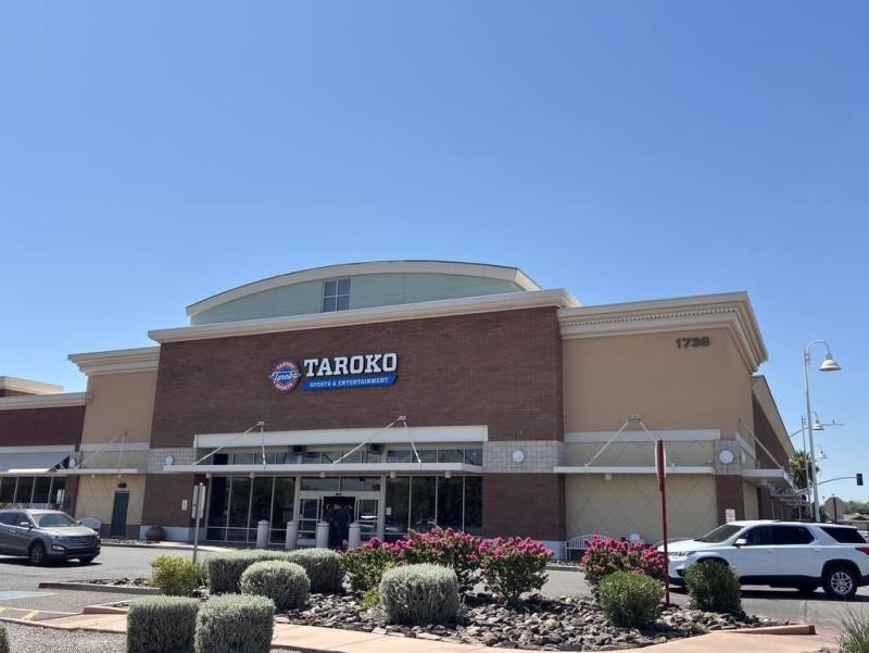 大魯閣在美國第2家棒壘球打擊中心-鳳凰城梅薩店，7月25日正式開幕。（大魯閣提供）