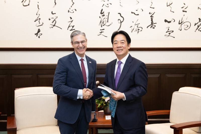 總統接見美國「國家民主基金會」（NED）訪問團