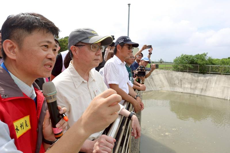 卓院長聽取排水整治情形
