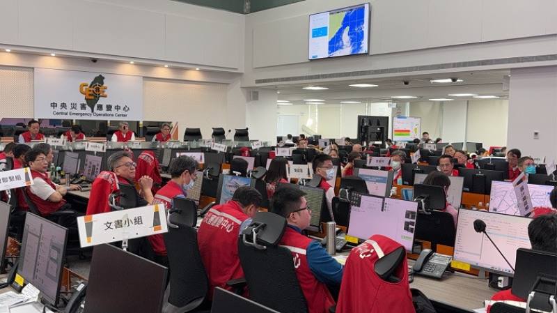 0728豪雨中央災害應變中心第六次工作會報暨情資研判會議會議