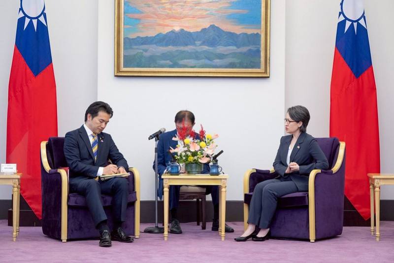 副總統接見「日本國民民主黨青年局」訪問團