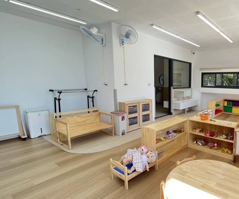 教育部補助幼兒園增設「2歲專班」，106到113學年已增加1160班、1.7萬個就讀名額。圖為桃園市大湖非營利幼兒園2歲專班教室環境。（教育部提供）